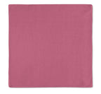 Kit 2 Guardanapos Rosa Liso 43x43 + 2 Argolas