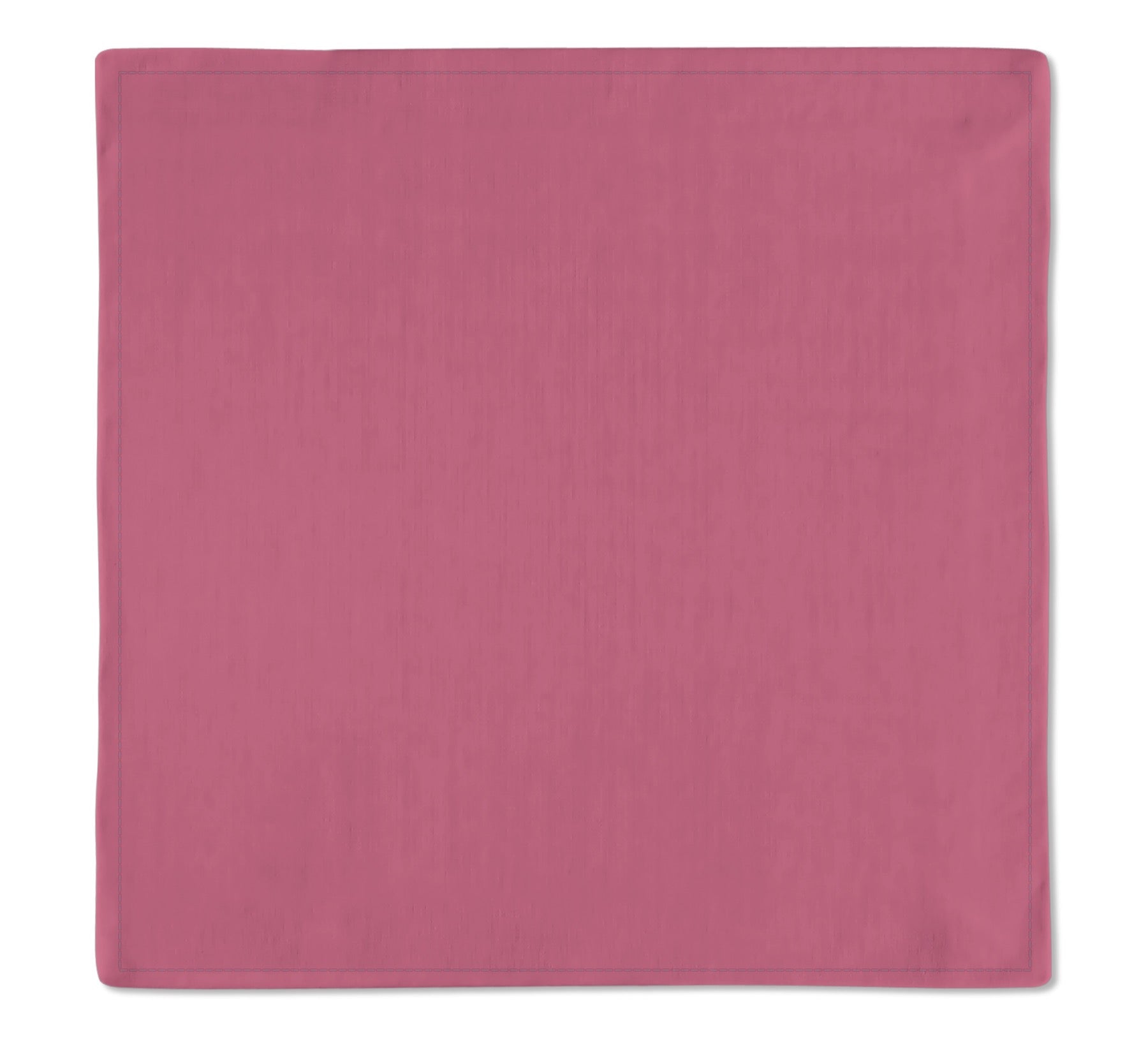 Kit 2 Guardanapos Rosa Liso 43x43 + 2 Argolas