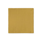 Kit 2 Guardanapos Mostarda Liso 43x43 + 2 Argolas
