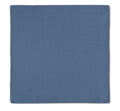 Kit 2 Guardanapos Azul Liso 43x43 + 2 Argolas