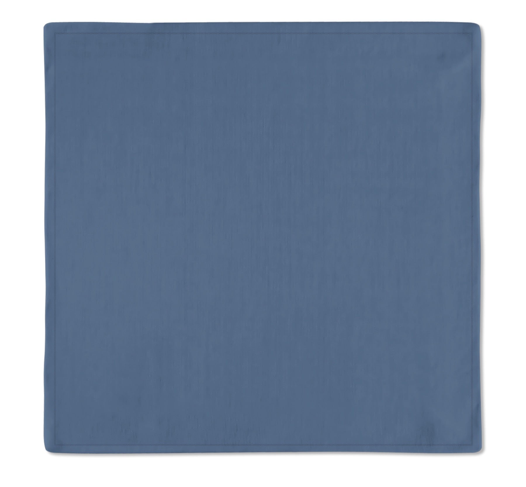 Kit 2 Guardanapos Azul Liso 43x43 + 2 Argolas