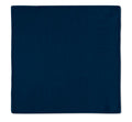 Kit 2 Guardanapos Azul Marinho Liso 43x43 + 2 Argolas