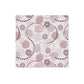 Kit 2 Guardanapos Linho Floral Lilás 40x40 + 2 Argolas
