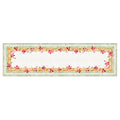 Caminho de Mesa Flor Orquídea c/ Hidrorrepelência 43x141cm