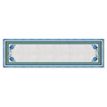 Caminho de Mesa Floral Azul c/ Hidrorrepelência 43x141cm