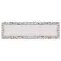 Caminho de Mesa Floral Rosê c/ Hidrorrepelência 43x141cm