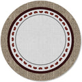 Kit 2 Capas para Sousplat Bege Feijoada 35x35