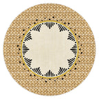 Kit 2 Capas p/ Sousplat África Bogolan 35x35cm