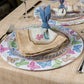 Toalha de Mesa Retangular Páscoa Bege 8 Lugares 140x270cm