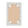 Toalha de Mesa Retangular Páscoa Bege 6 Lugares 140x220cm