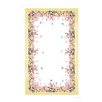 Toalha de Mesa Retangular Páscoa Flores 6 Lugares 140x220cm
