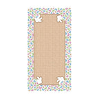Toalha de Mesa Retangular Páscoa Bege 8 Lugares 140x270cm