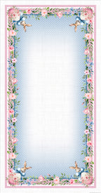 Toalha de Mesa Retangular Páscoa Poá 8 Lugares 140x270cm
