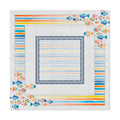 Toalha de Mesa Quadrada Acqua Praia 4 Lugares 140x140