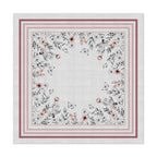 Toalha de Mesa Quadrada Floral Rosê 4 Lugares 140x140