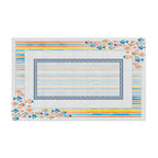Toalha de Mesa Retangular Acqua Praia 6 Lugares 140x220