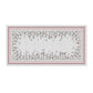 Toalha de Mesa Retangular Floral Rosê 8 Lugares 140x270