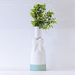 Vaso com Pingente Asa de Brinde - Floreira Decoração 27x10 cm