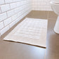 Tapete Artezanalle Prata 50x80 cm Banheiro/Quarto/Cozinha